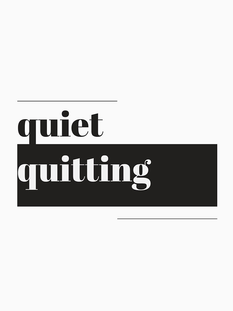 Quiet Quitting Essential T-Shirt⭐⭐⭐⭐ by Rinbucket