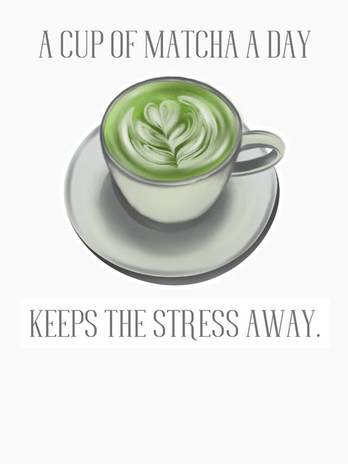 A cup of matcha a day keeps the stress away. #matcha #matchalover #matchaaddict by Anna Halasek