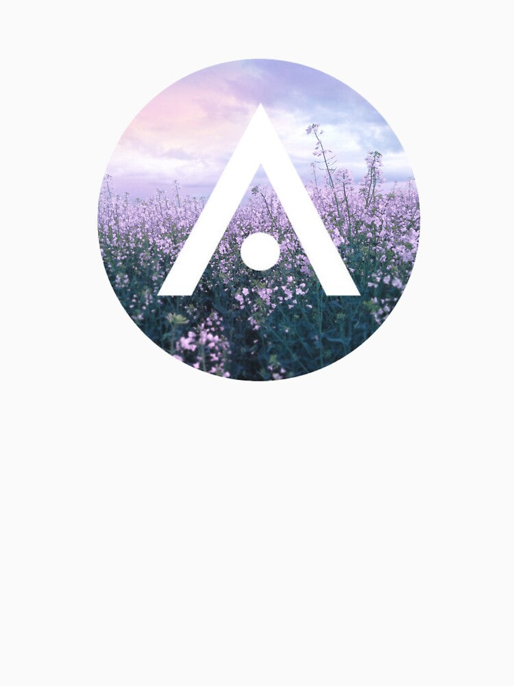 Field of Purple Flowers Aveda Logo by Dalaura