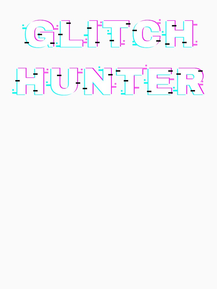 Glitch Hunter – Retro Glitch Text Design by PHRASEandSTYLE