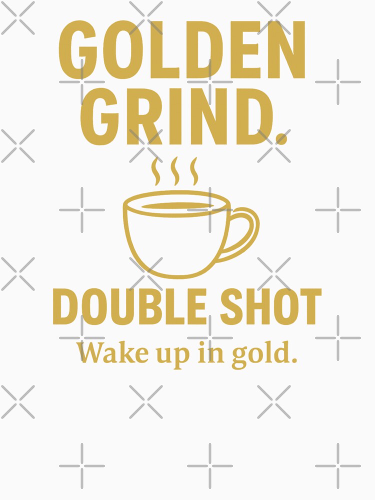Coffee Quote T-Shirt - Double Shot Caffeine Lovers Tee by Jackie2024