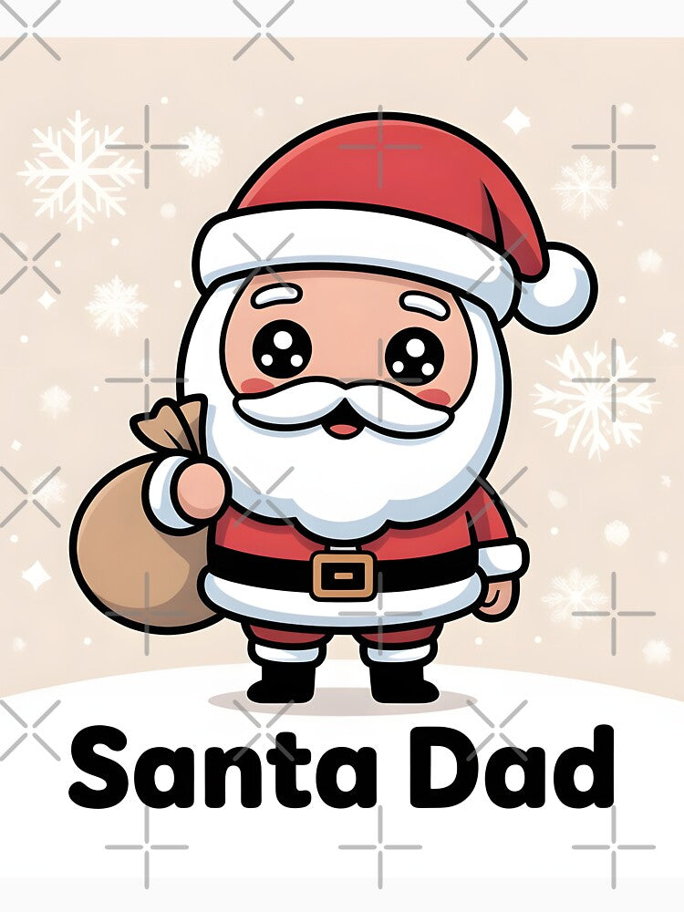 Santa Dad – Cute Christmas Dog Dad Design by Style-Sense