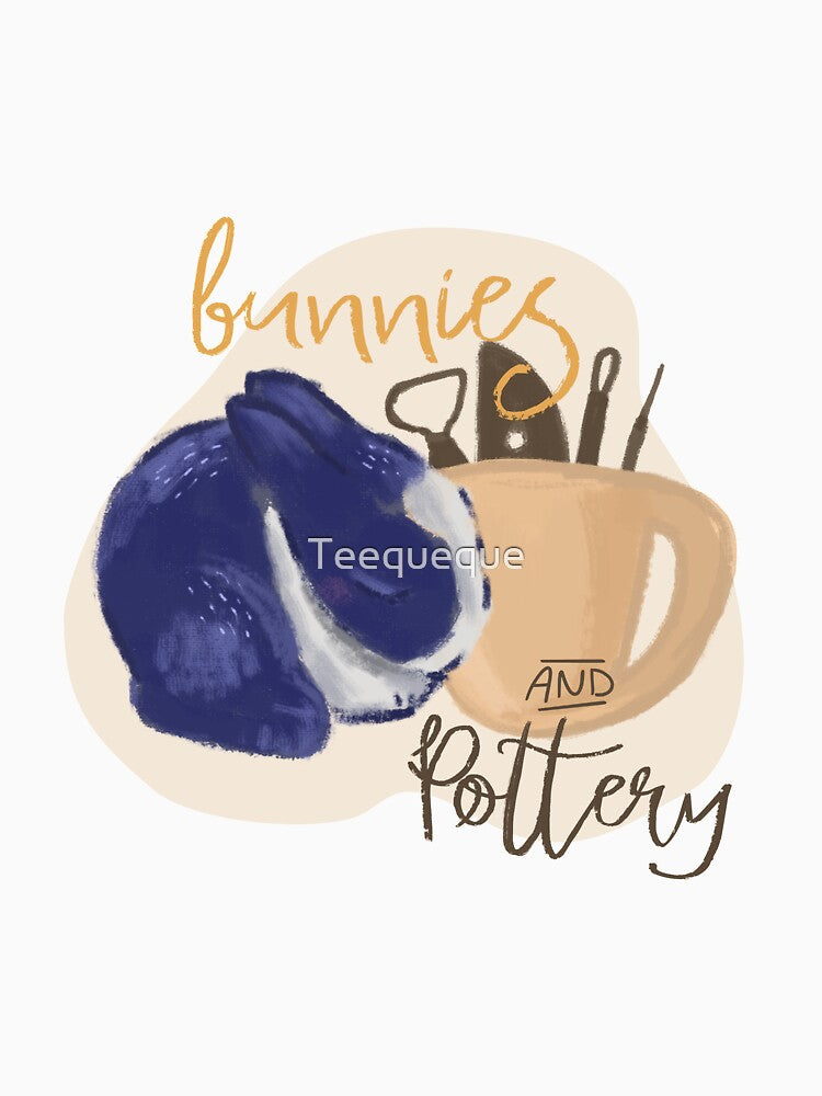 Rabbits and Pottery by Teequeque