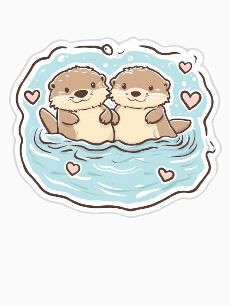Adorable Otters by 2Shooze