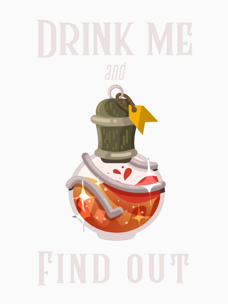 Drink me and Find Out DND Design  Dungeons and Dragons by Geeend