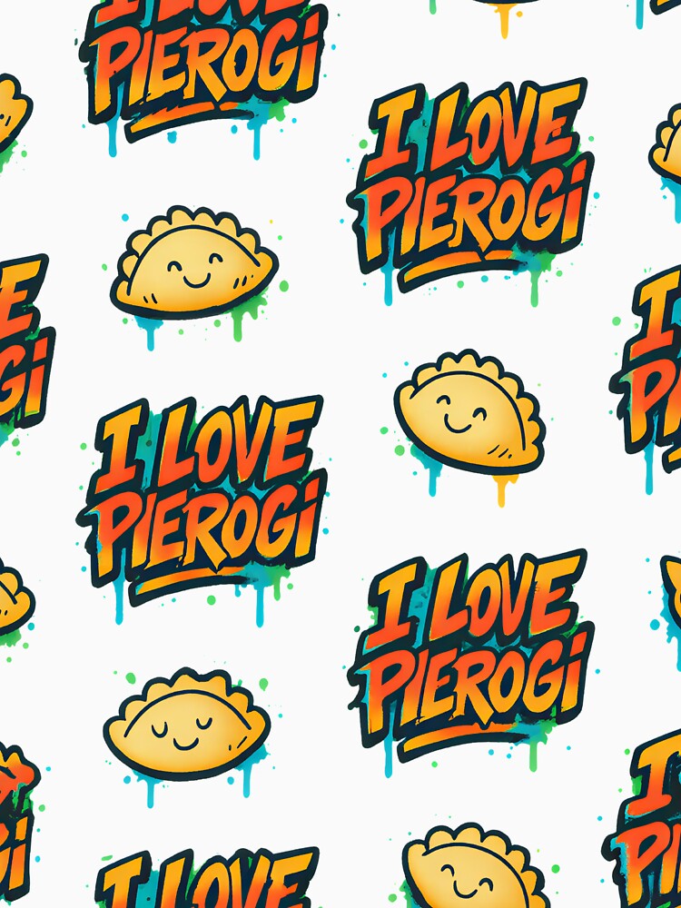 I Love Pierogi – Pattern Edition by FunnySignalStudio
