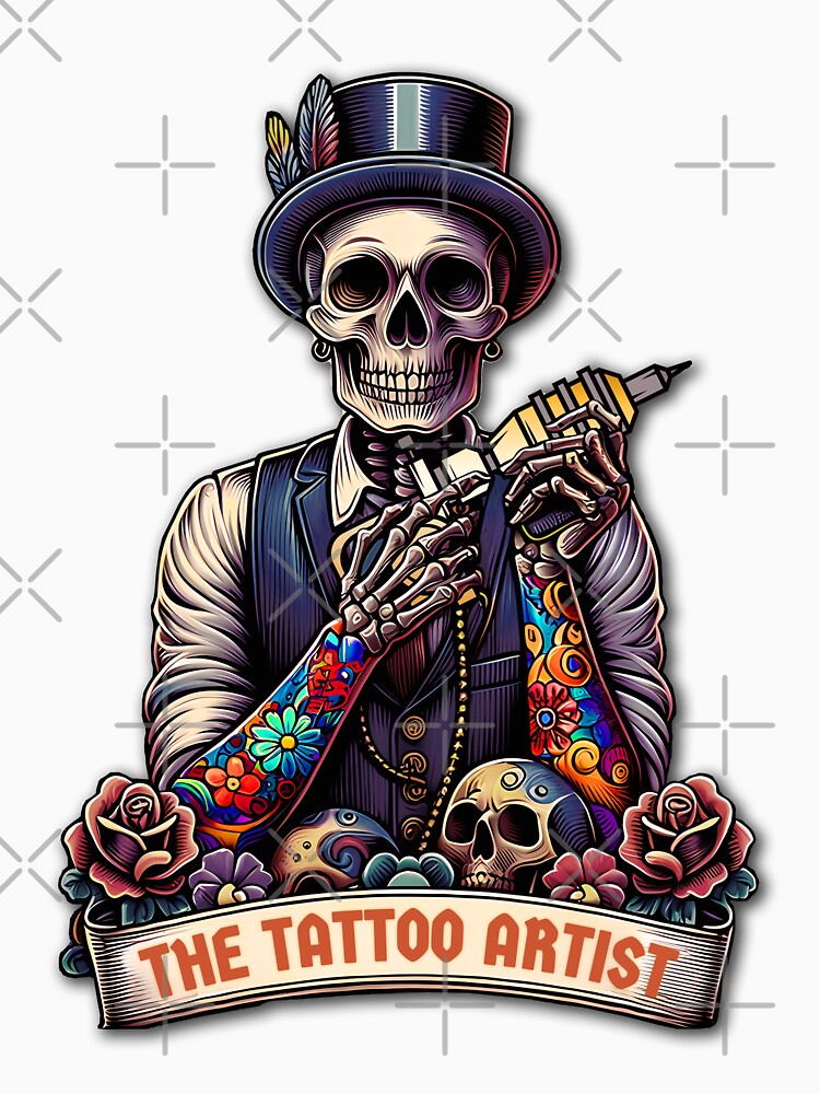 the tattoo artist skeleton by Dawidsz79