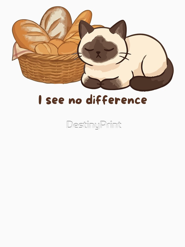 I see no difference Siamese Cat Bread by DestinyPrint
