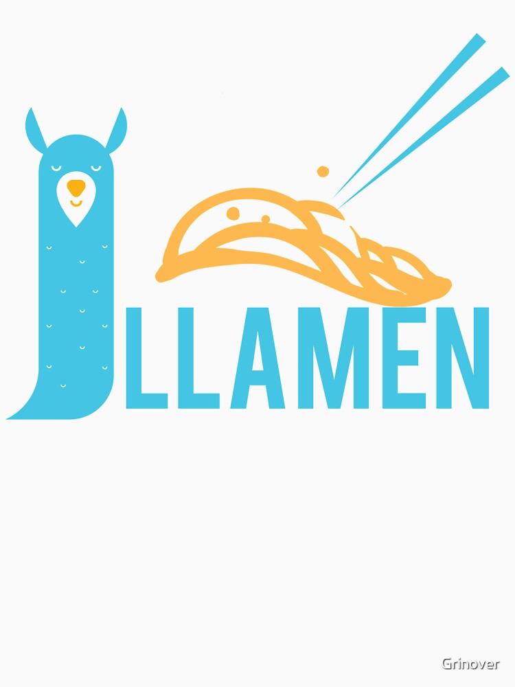 Ramen Hoodie shirt LLamen by Grinover