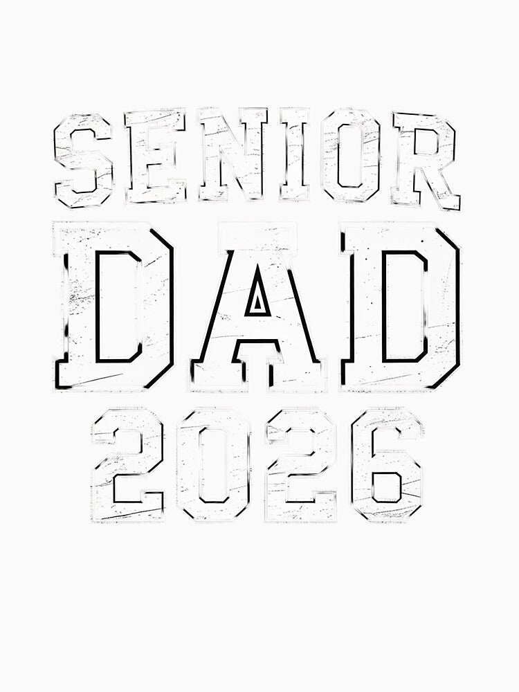 Proud Senior Dad 2026 Senior 2026 Dad Class Of 2026 Father by Rrettgison