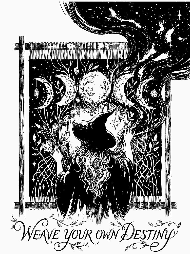 The Lunar Weaver's Tapestry - Celestial Moon Phases by bapupa