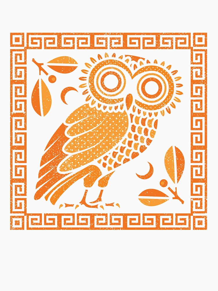 Pottery Greece Ceramic Artist Greek Owl Of Athena by DoSt-997
