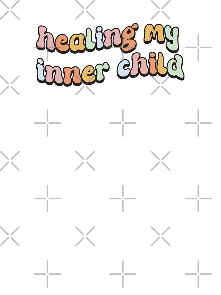 healing my inner child - pastel groovy type by chrismanubag