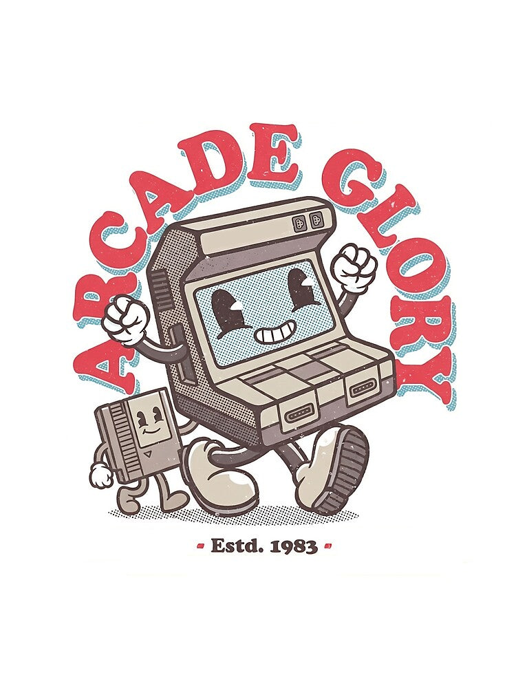 Vintage Arcade Glory by Dabbah Studio