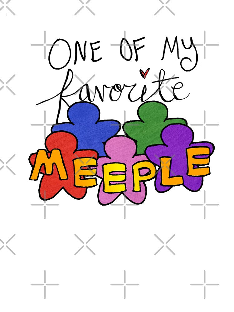 One of My Favorite Meeple (Dark Backgrounds) by E-B-Designs