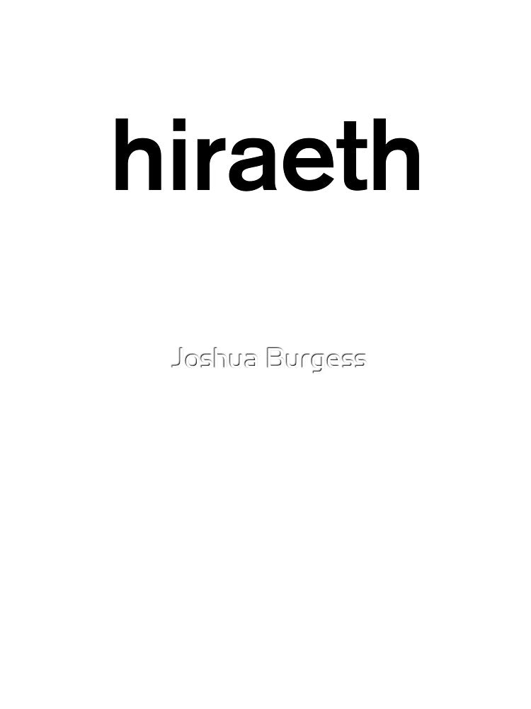 Hiraeth by Joshua Burgess