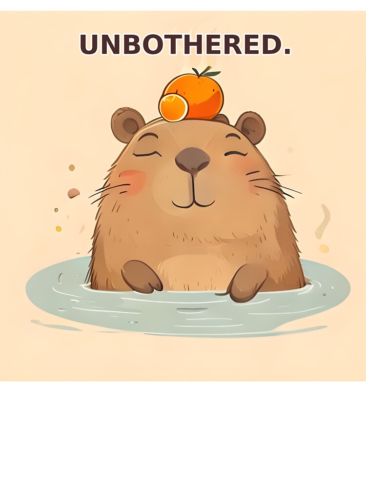 Unbothered Capybara Hot Spring by rostomaxa