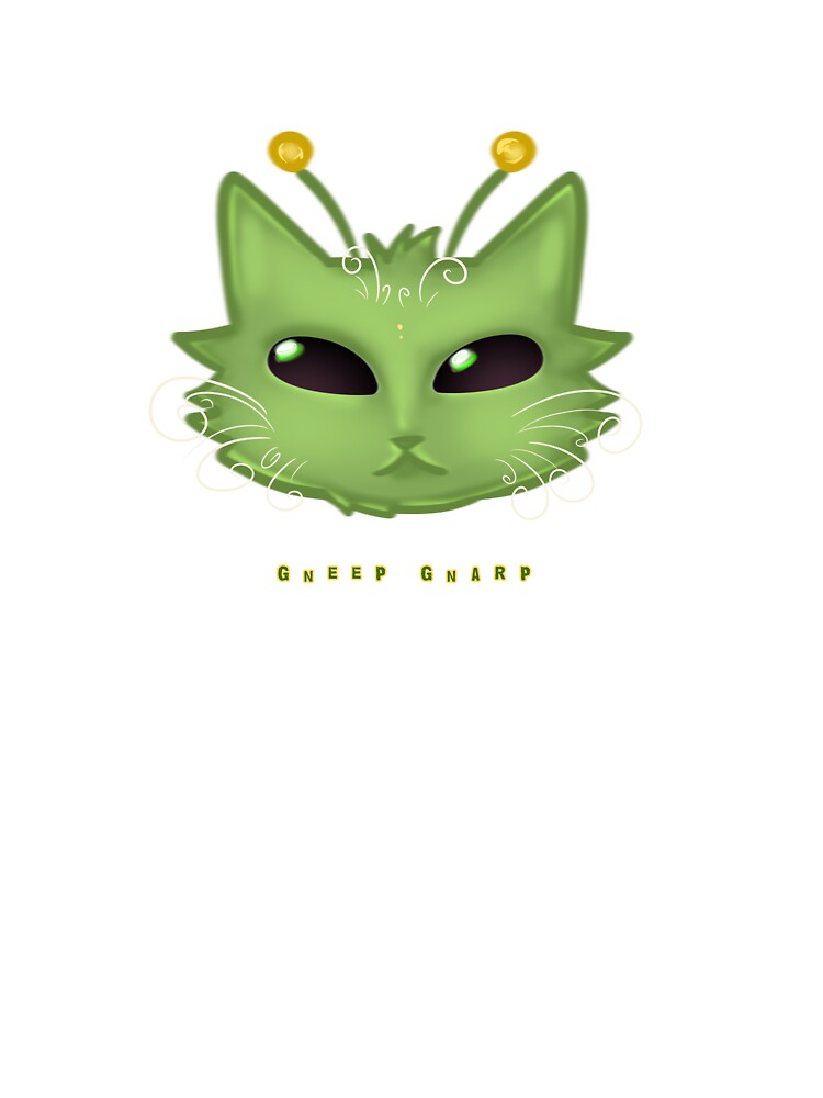 Alien Cat (Gneep Gnarp ) by junbeescircus