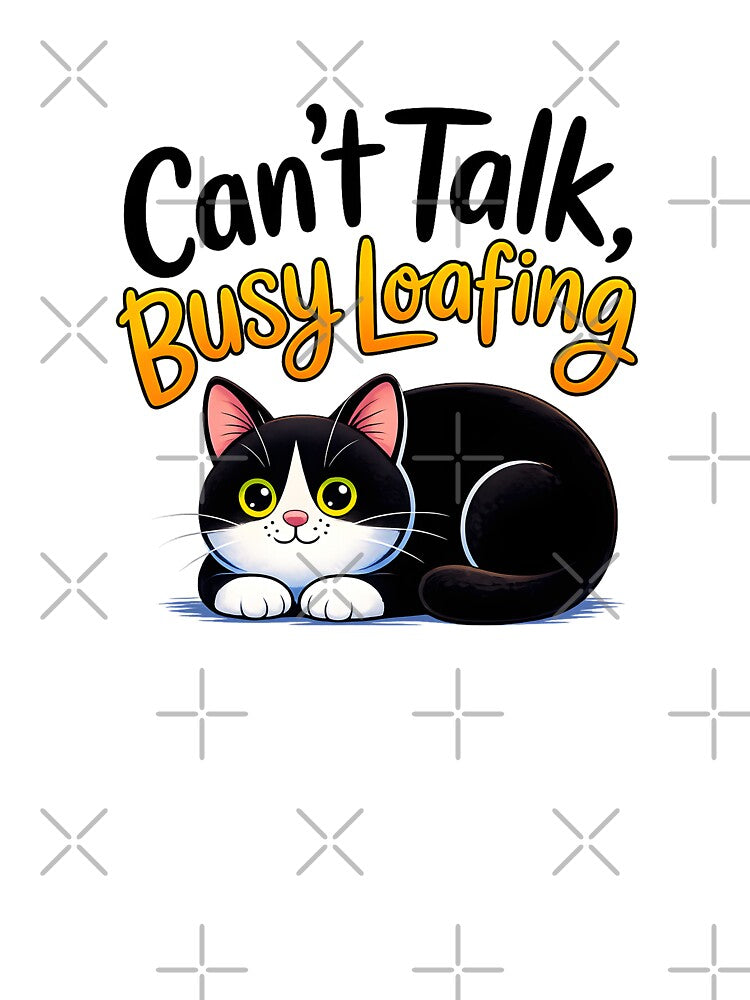 Can’t Talk, Busy Loafing Cat by Canvas-Whispers