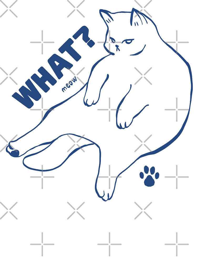 A Judgy Fat Cat | Grumpy Fat Cat by CricketDoodles