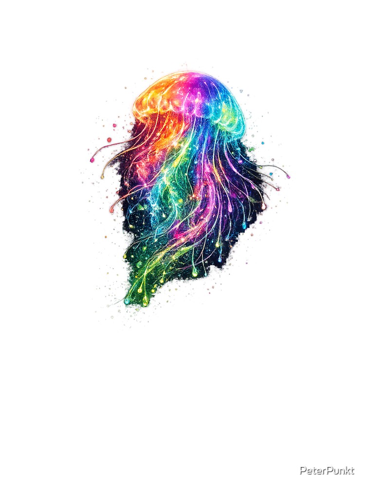 Rainbow Jellyfish by PeterPunkt