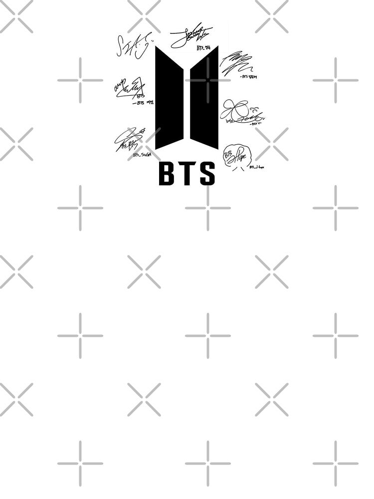 BTS | BANGTAN SONEYODAN | Logo With Signature of OT7 by GALAXIA SHOP