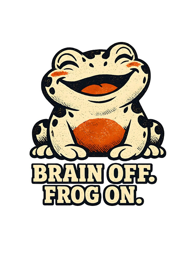 Frog Brainrot Brain Off Frog On | ADHD Meme by BeanToePets