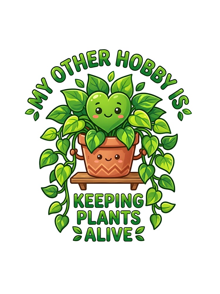 My Other Hobby Is Keeping Plants Alive | Funny Plant Lover Design by Peace-of-mind