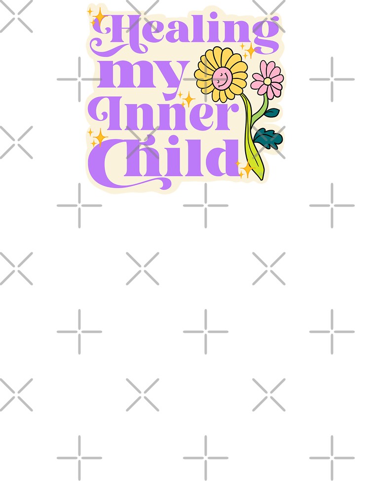 HEALING MY INNER CHILD FLOWER STICKER by aydapadi