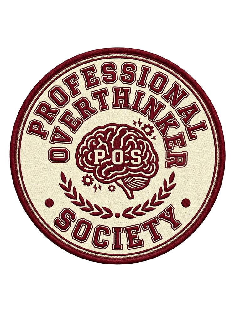 Professional Overthinker Society by StickVerse by Owais