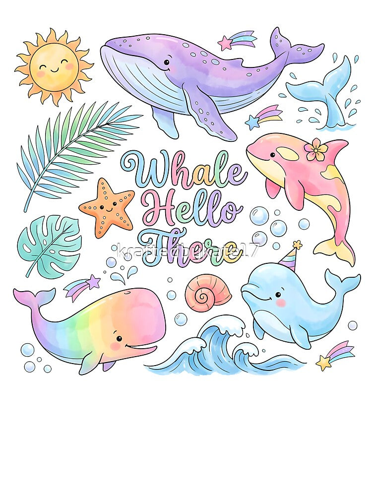 Whale Hello There by kraftedbykate17