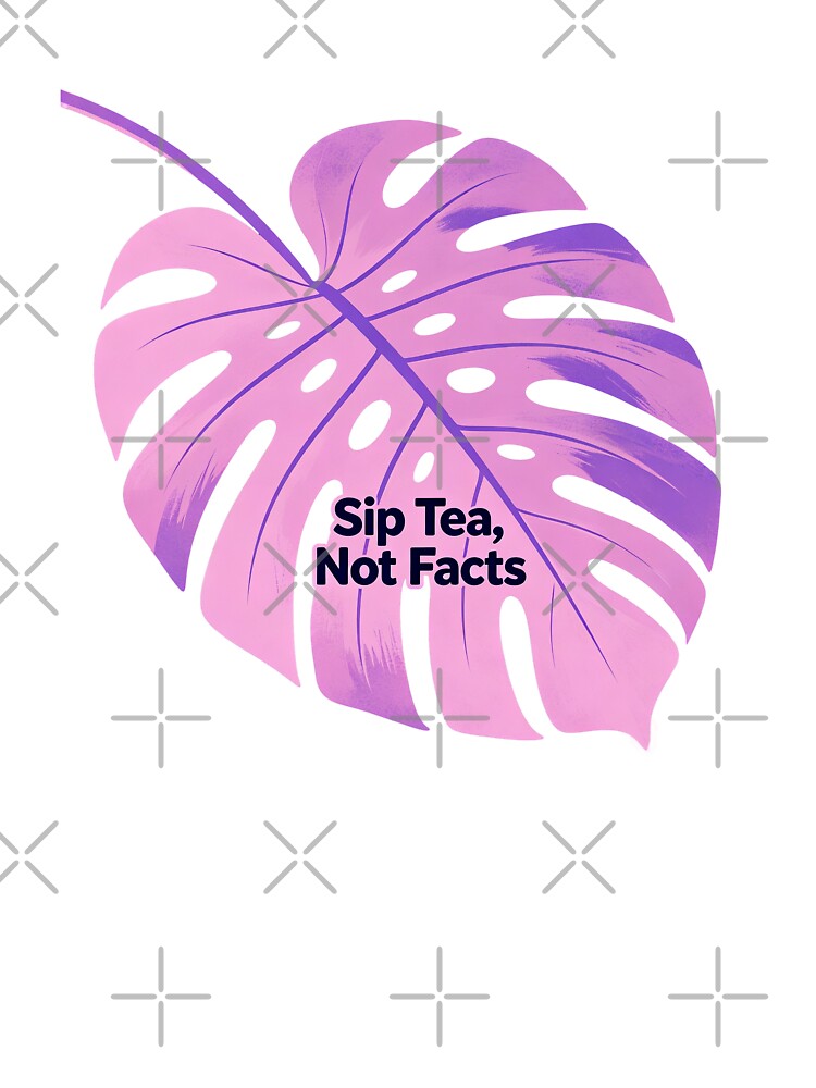 Tea Lover Tropical Leaf Design by Mystic & Celestial Art