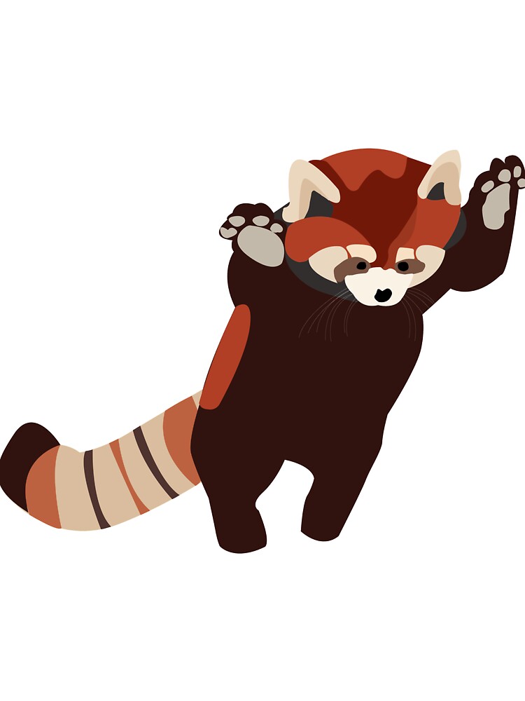 Jumping Red Panda by Winston09