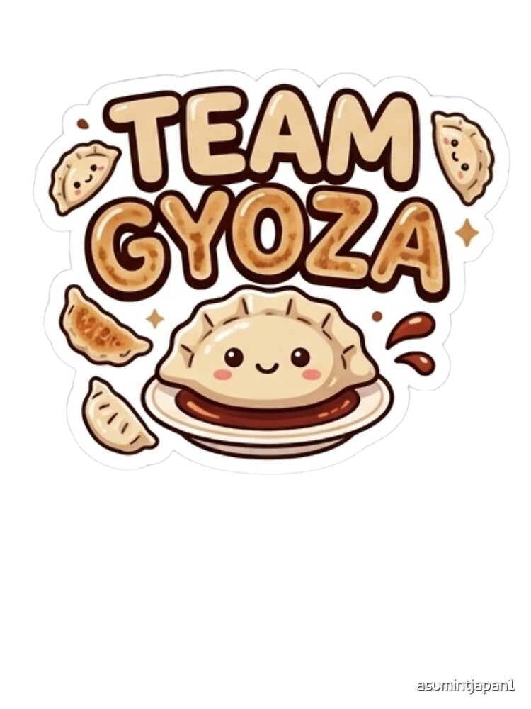 Team Gyoza-Cute Kawaii Team Foods - Laptop & Suitcase Stickers by asumintjapan1