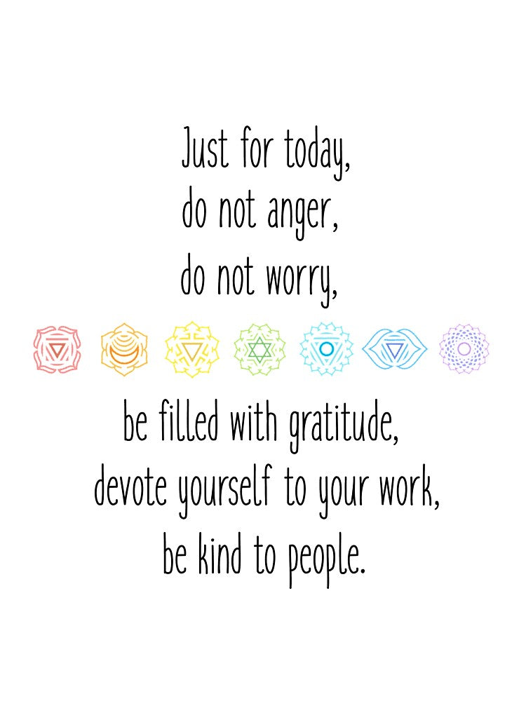Reiki principles by easternspirit