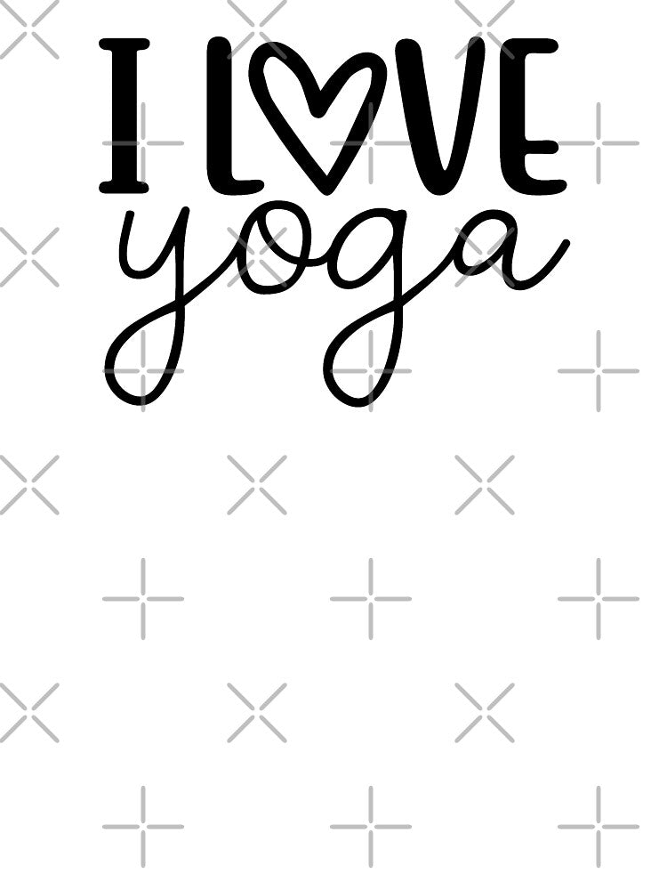 Yoga Quote I Love Yoga Motivational Saying by SoccaTamam