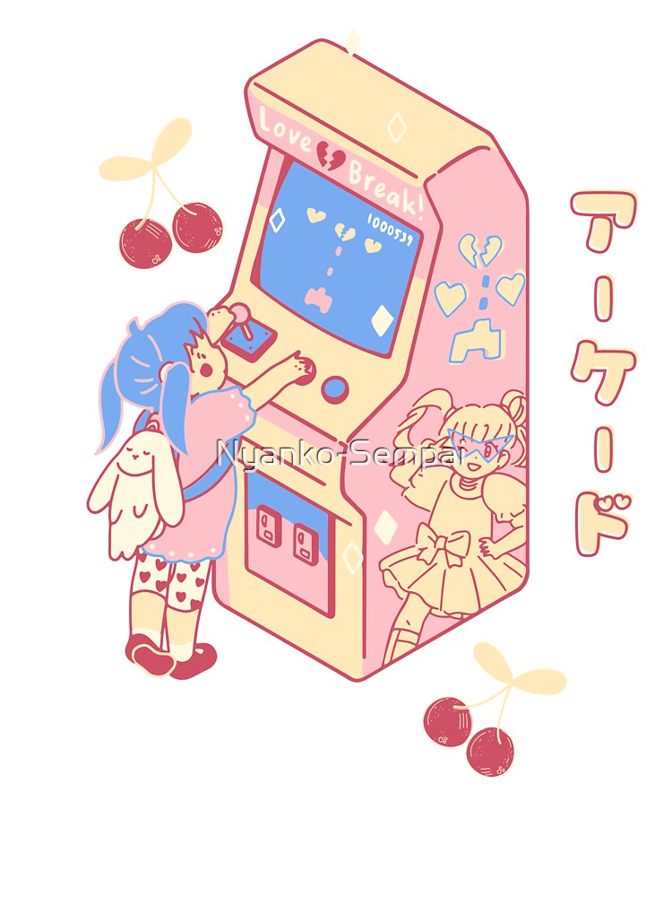 Kawaii arcade girl by Nyanko-Sempai
