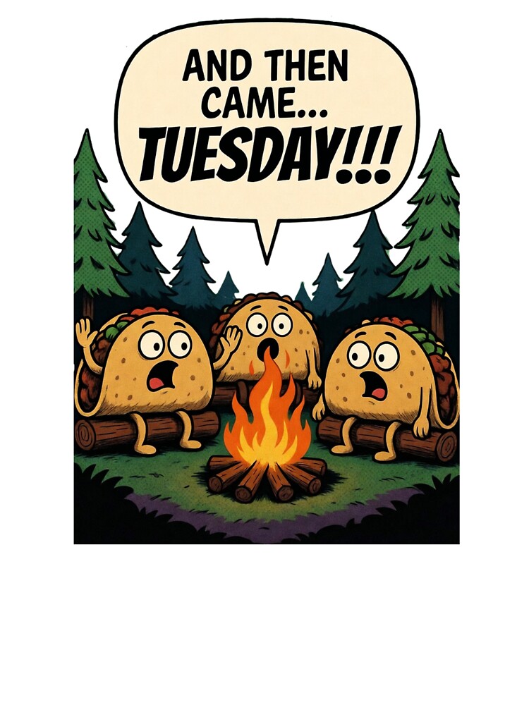 Funny Tacos Campfire Tuesday Comic by Nano-Threads