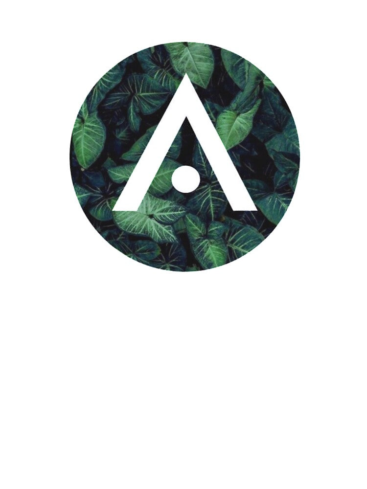 Green Leaves Plant Aveda Logo by Dalaura