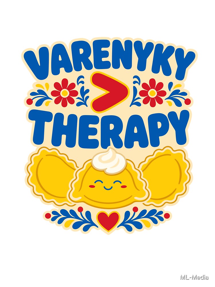 Varenyky Therapy Ukrainian Dumpling Folk Art by ML-Media