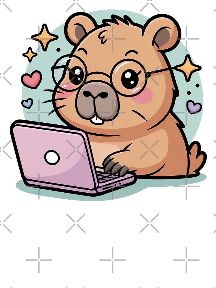 Kawaii Capybara, Capybara Kawaii by graphic-genie