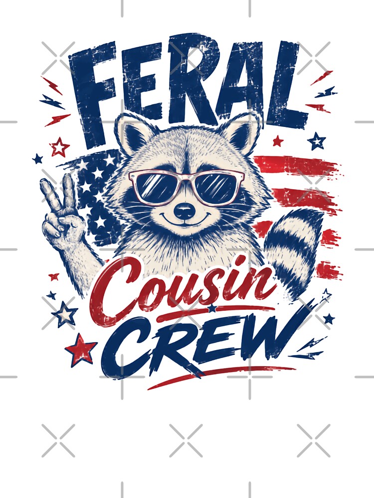 Feral Cousin Crew Wild Raccoon Family Reunion American by HumansStuck12