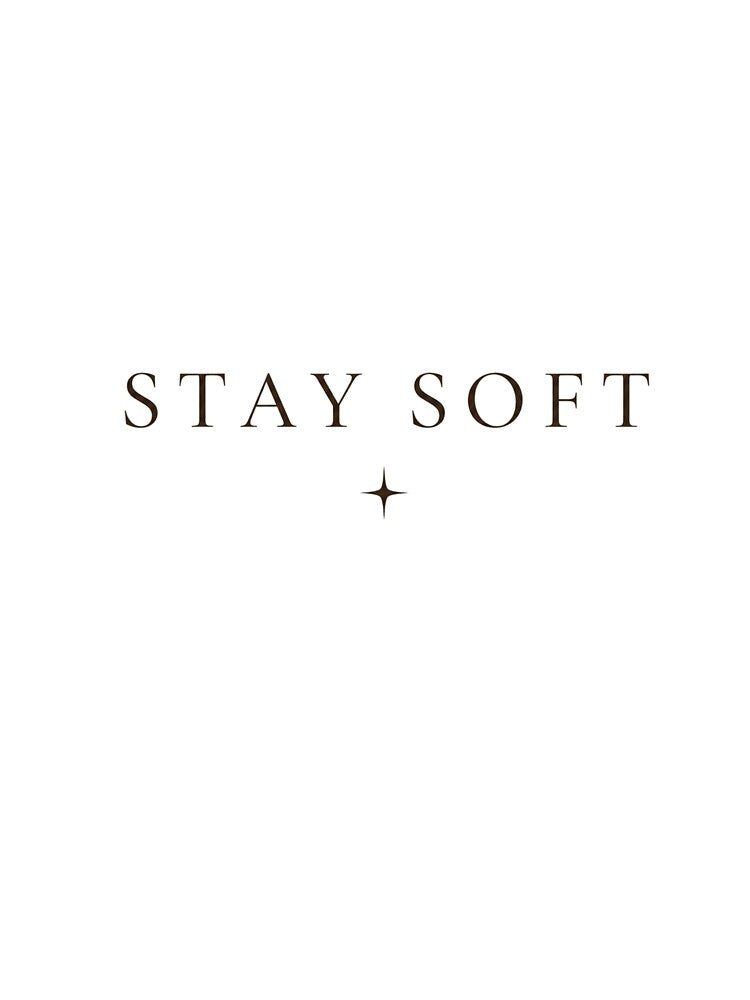 Stay Soft – Minimalist Typography Shirt | Quiet Luxury Aesthetic | Soft Life Apparel by BeaVibes