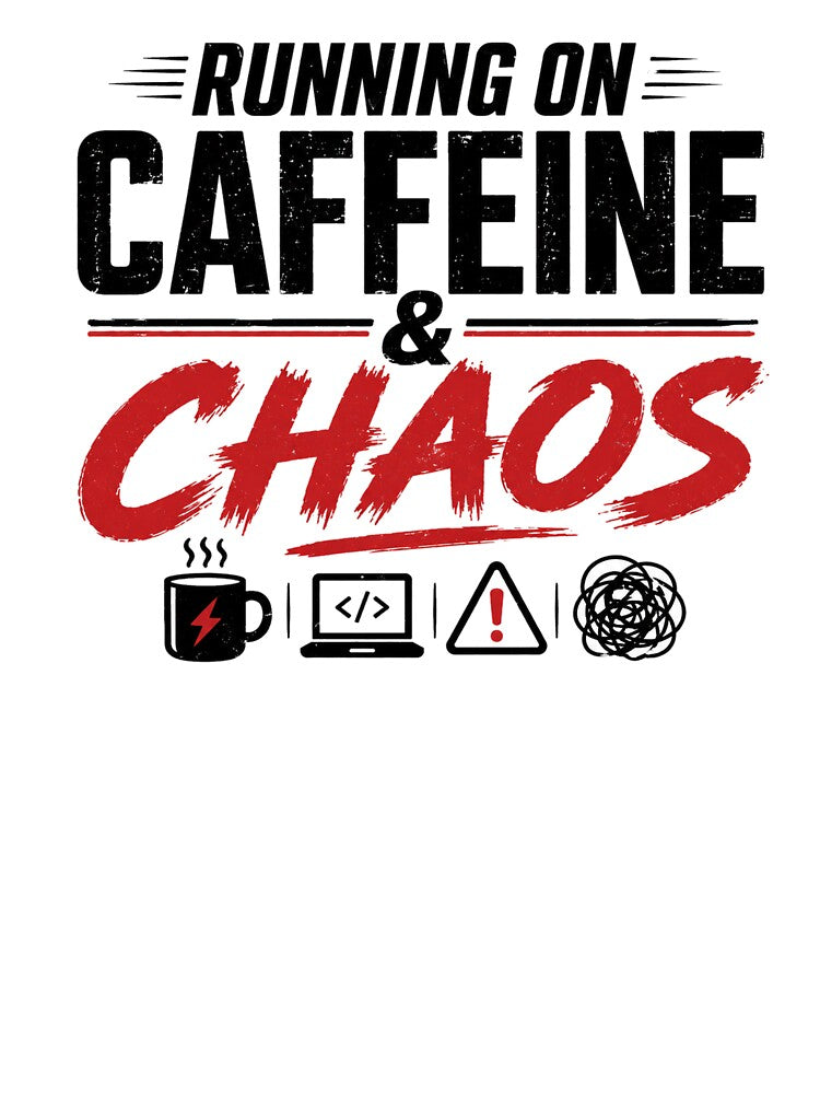Running On Caffeine And Chaos Funny Coffee by the-dovlat
