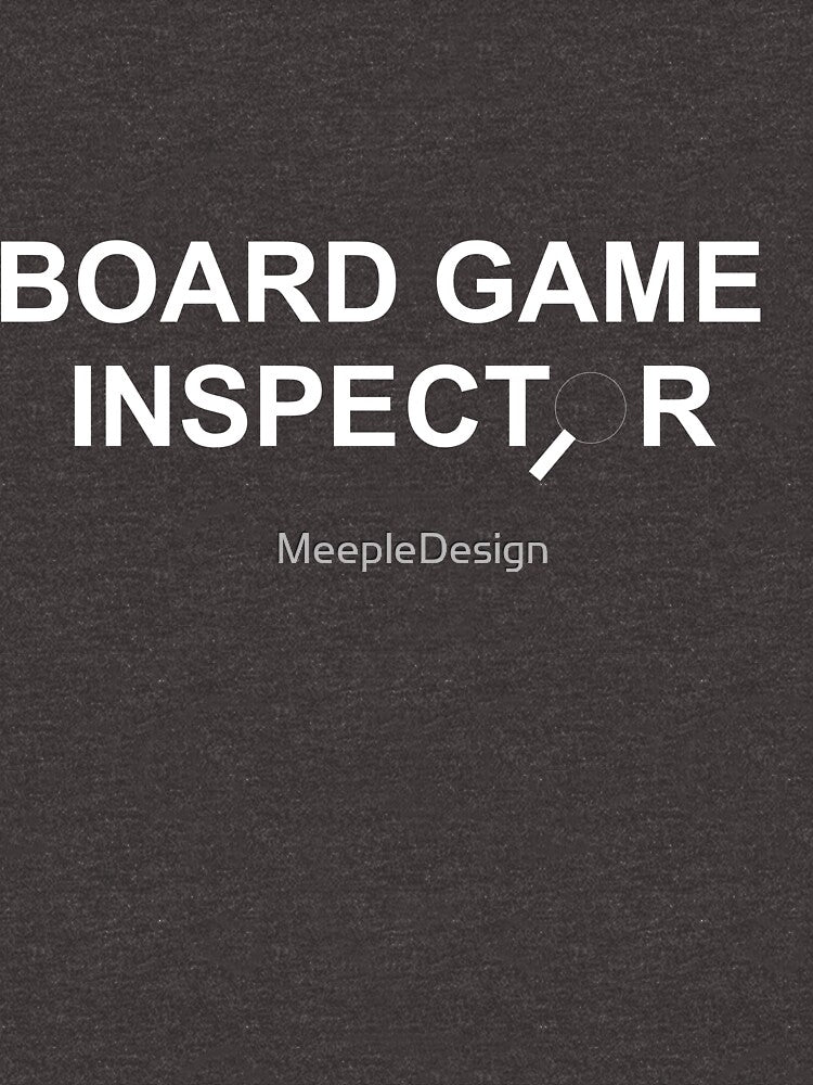 Board Game Inspector Magnifying Glass Tabletop Gaming Inspired Graphic - Board Gaming Meeple by MeepleDesign
