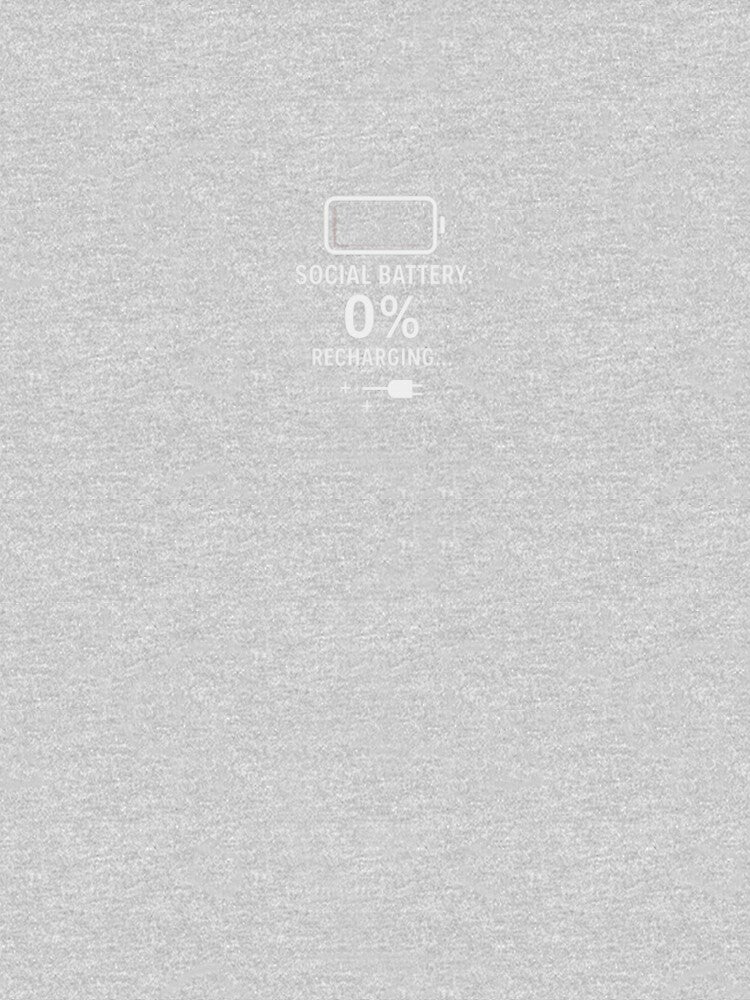Social Battery 0% by graphicboyz112