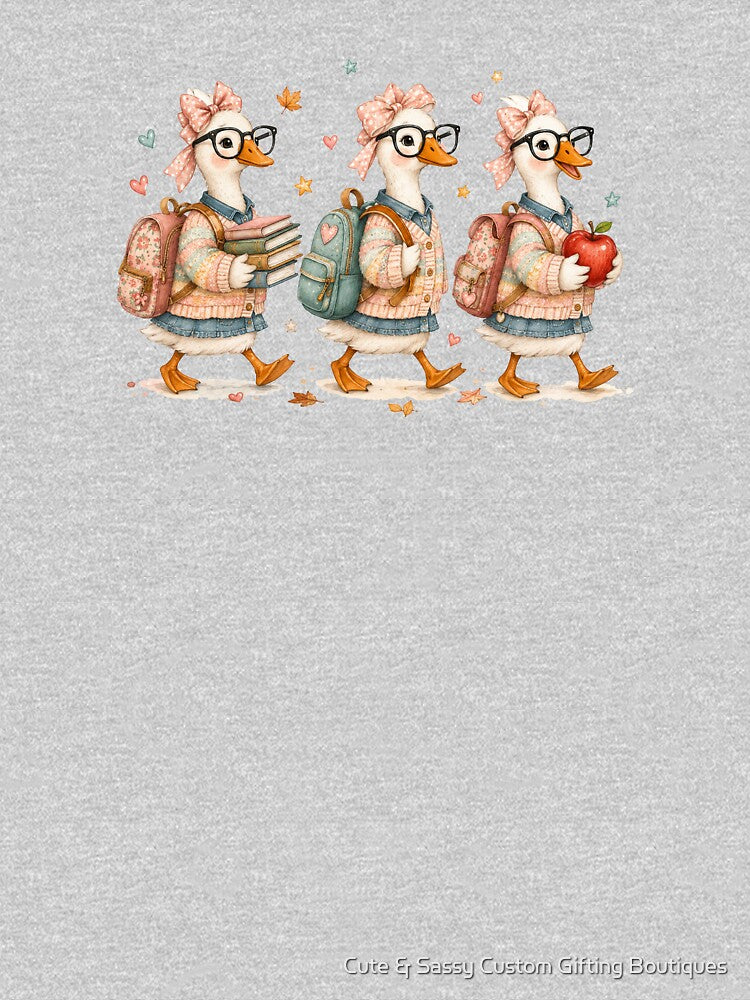 Cottagecore Teacher Geese Back To School Cute Goose by Cute & Sassy Custom Gifting Boutiques