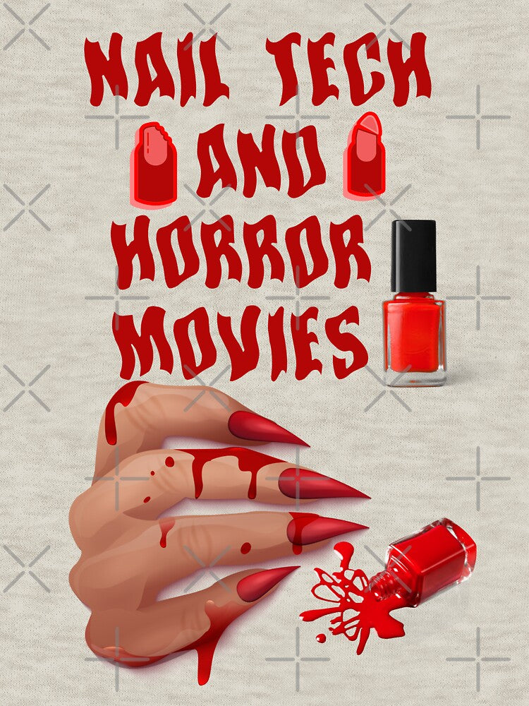 NAIL TECH AND HORROR MOVIES by DiscoVibes