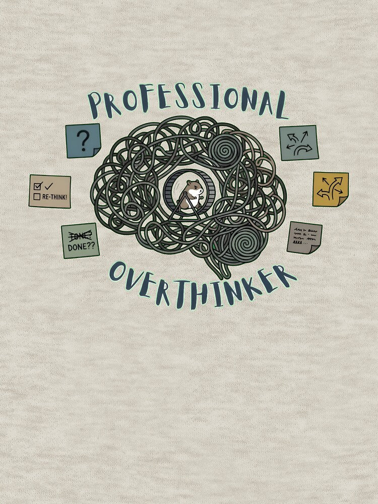 Professional Overthinker – Funny Introvert & Anxiety Humor by Nabzea