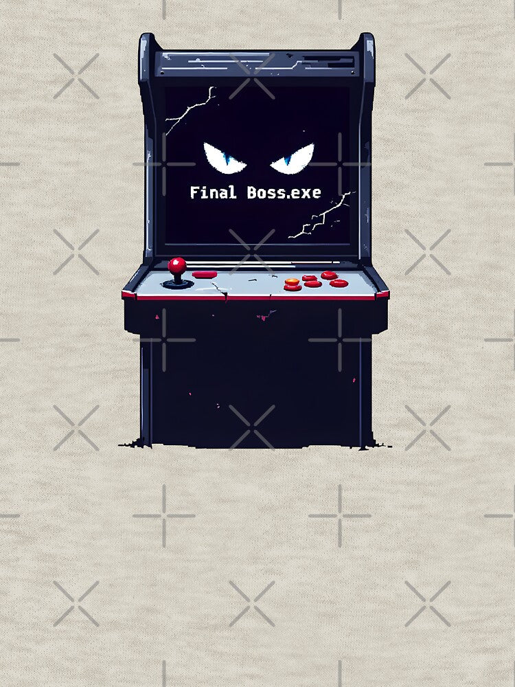 Final Boss. Exe : Spooky Arcade Machine by Jollys-ArtShop